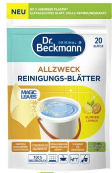Dr Beckmann Magic Floor Leaves 20 pcs Lemon