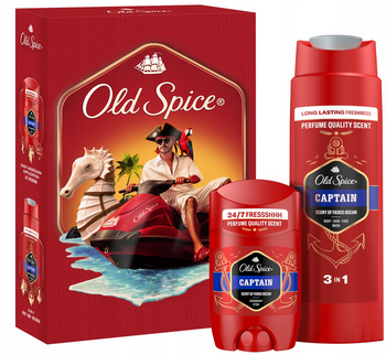 Old Spice Captain gift set Deodorant stick 50 ml + Shower gel 250 ml