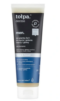 Tolpa Dermo Men 2-in-1 Gel-Foam for washing and shaving face and head 100 ml