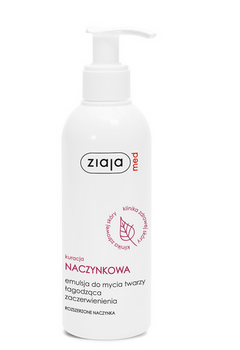 Ziaja Med Vascular Treatment Emulsione detergente viso lenitiva arrossamenti 200 ml