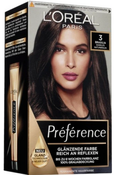 L'Oreal Paris Recital Farba do włosów Ciemny Brąz B3.0  Brasilia