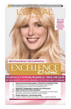 L'Oreal Paris Excellence Creme Haarfarbe 10.21 Sehr helles Perlblond