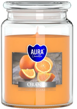 Bispol Scented Candle in Glass 500 g Orange