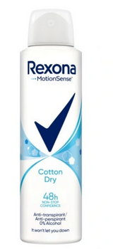 Deodorant spray pentru femei Rexona Cotton Dry 150 ml