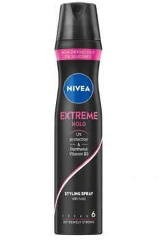 Nivea 6 Extreme Hold Hairspray 250 ml Strong Styling Control