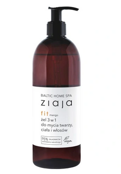 Ziaja Baltic Home Spa Fit Gel for washing face,body and hair Mango 500 ml