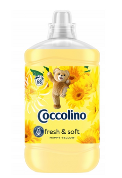 Coccolino Happy Yellow softener with the scent of yellow summer flowers 1700 ml