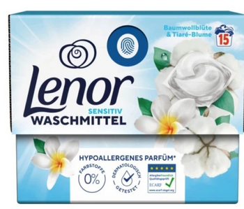 Lenor All-in-1 Pods Gentleness and Cleanliness 15 capsules
