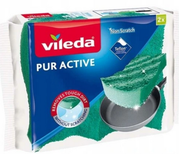 Vileda Gąbka Zmywak do naczyń Pur Active 2 szt