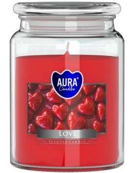 Bispol Scented Candle in Glass 500 g Love