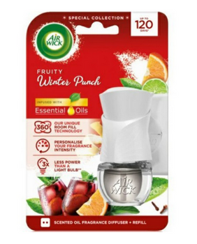 Air Wick Electric Winter Fruit Punch odorizant de aer 19ml
