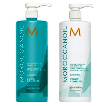 Șampon complet Moroccanoil Duo Color + Odj 2x500ml