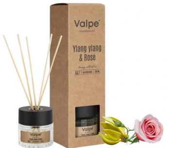 Bispol Diffusor-Duftstäbchen Ylang Ylang Rose 50 ml