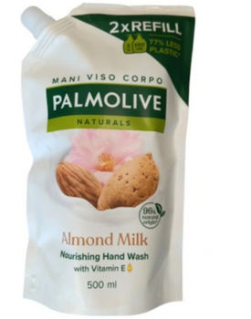 Palmolive Milch &amp; Mandel Flüssigseife 500 ml Vorrat auffüllen