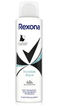 Rexona Women's Crystal Aqua Invisible Deodorant 150 ml