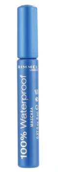 Rimmel London 001 Black Black 100% Waterproof Tusz do rzęs 8 ml