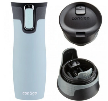 Contigo 76 Thermobecher West Loop Iced Aqua 470 ml