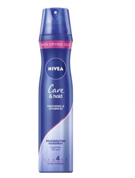 Nivea Care &amp; Hold 4 fixativ 250 ml Regenerează părul