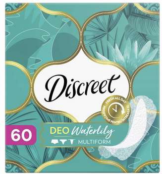 Discreet Multiform Waterlily Oddychające  Wkładki Higieniczne 60 szt