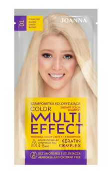 Joanna Multi Effect Color Keratin Complex Shampooetka - 01 Sand Blonde 35 g