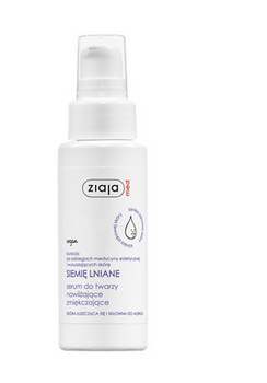 Ziaja Med Leinsamenbehandlung Feuchtigkeitsspendendes und weichmachendes Gesichtsserum 50 ml