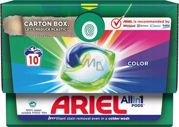 ARIEL 3 în 1 Capsule de spălare color 10pcs.