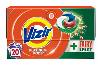 Vizir Platinum PODS + Fairy Effect Capsule de spălare 20 buc