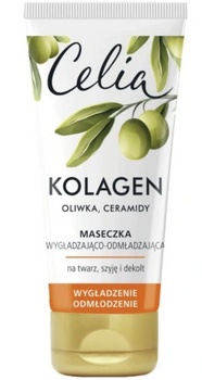 Celia Kolagen Maseczka wygładzająco-odmładzająca Oliwka 60 ml