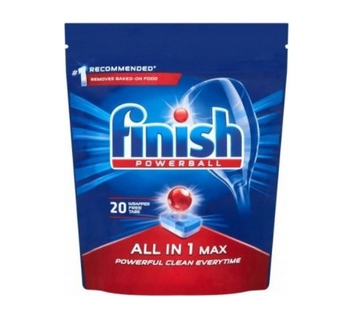 Finish Powerball ALLIN1 Max Dishwasher Kapseln 20 Regular
