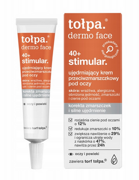 TOŁPA Dermo Face 40+ Stimulator Anti-Falten straffende Feuchtigkeitscreme 10 ml