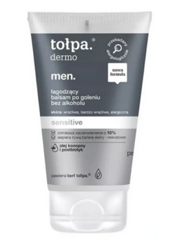 Tolpa Dermo Men Loțiune liniștitoare după ras fără alcool Sensitive 100 ml