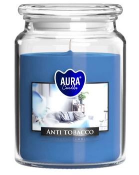 Bispol Scented Candle in Glass 500 g Antitabak