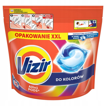 Vizir PODS Capsule de spălare a culorii (50 buc.)