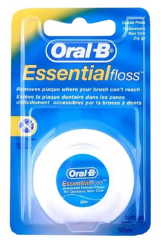 Oral-B Essential Floss waxed floss 50m Regular