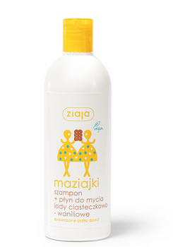 Ziaja Maziajki Shampoo+ Washing liquid/Cookie-vanilla ice cream 400 ml