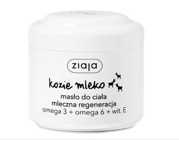 Ziaja Goat Milk Unt de corp regenerare lăptoasă omega 3 + omega 6 + vitamina E 200 ml