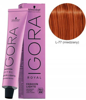 Schwarzkopf Igora Royal Fashion Lights Culoare nr. L-77 60ml