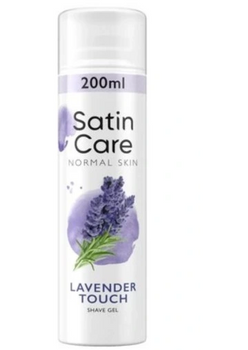 Gillette Satin Care Normal Skin Lavender Touch Żel do golenia 200 ml