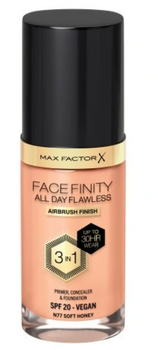 Max Factor Facefinity All Day Flawless Podkład 3 w 1  77 Soft Honey 30 ml