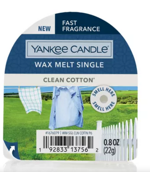 Yankee Candle Clean Cotton wax 22g