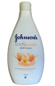 Johnson's Soft &amp; Pamper Shower Gel Almond Oil &amp; Jasmine 400 ml