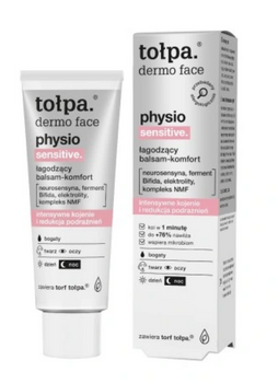 TOŁPA Dermo Face Physio Rich Face Lotion for Sensitive Skin - Hydration and Soothing 40 ml