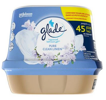 Glade Clean Linen Toilet Gel 180 g