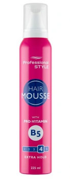 Professional Style Pianka do włosów 4 Extra Hold 225 ml