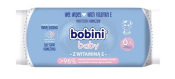 Bobini Moist Wipes 60 pcs Vitamin E