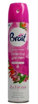 Brait Air Freshener Aerosol 3in1 Oriental Garden 300ml