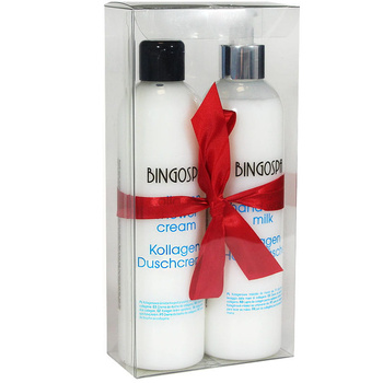 BingoSpa Collagen Shine Set. Crema doccia + latte lavamani
