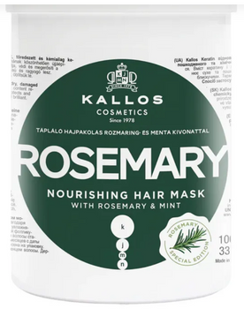 Kallos Rosemary Mască hrănitoare 1000 ml