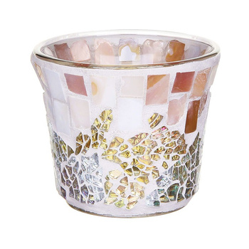 Yankee Candle Gold &amp; Pearl Mosaic Votive Holder