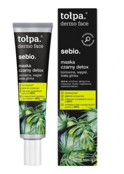 TOŁPA Dermo Face Sebio Black Detox Mask 40 ml